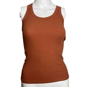 Tilly's Ribbed Women's Rust Tank Top Size XS